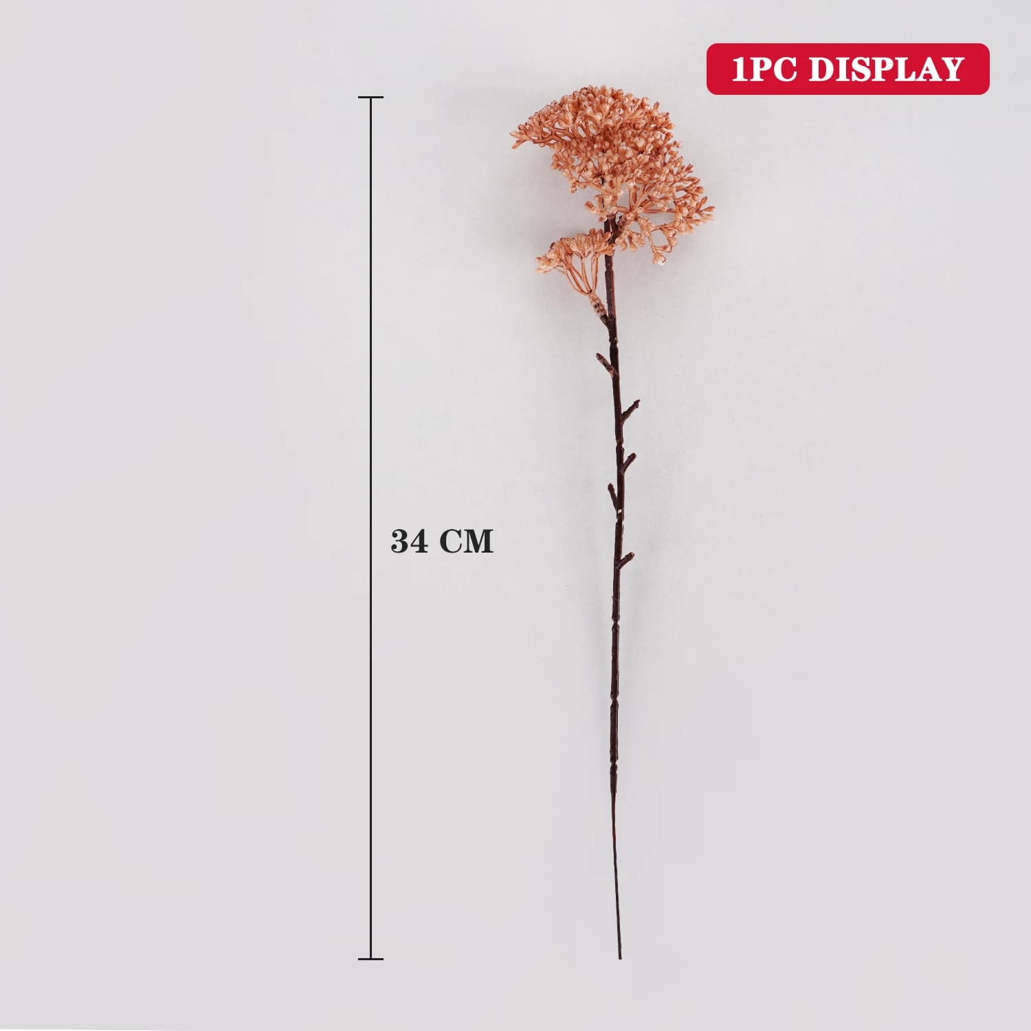 Dekoracyjne Gałązki z Kwiatem Prosa 34cm