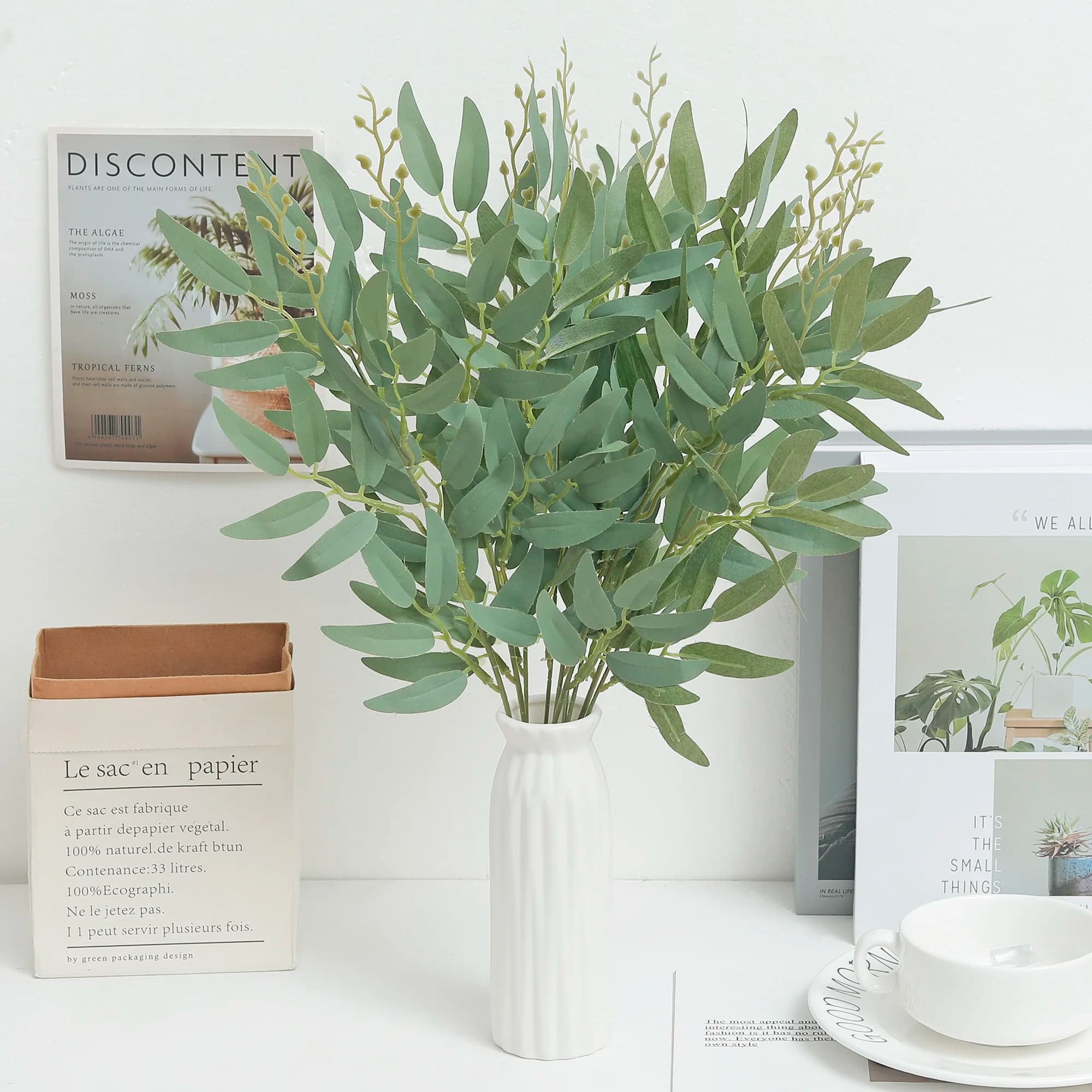 Gałązka z Liśćmi Wierzby 50cm