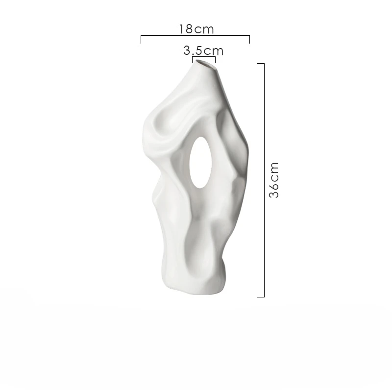 Ceramiczny Wazon "Fluid Form"