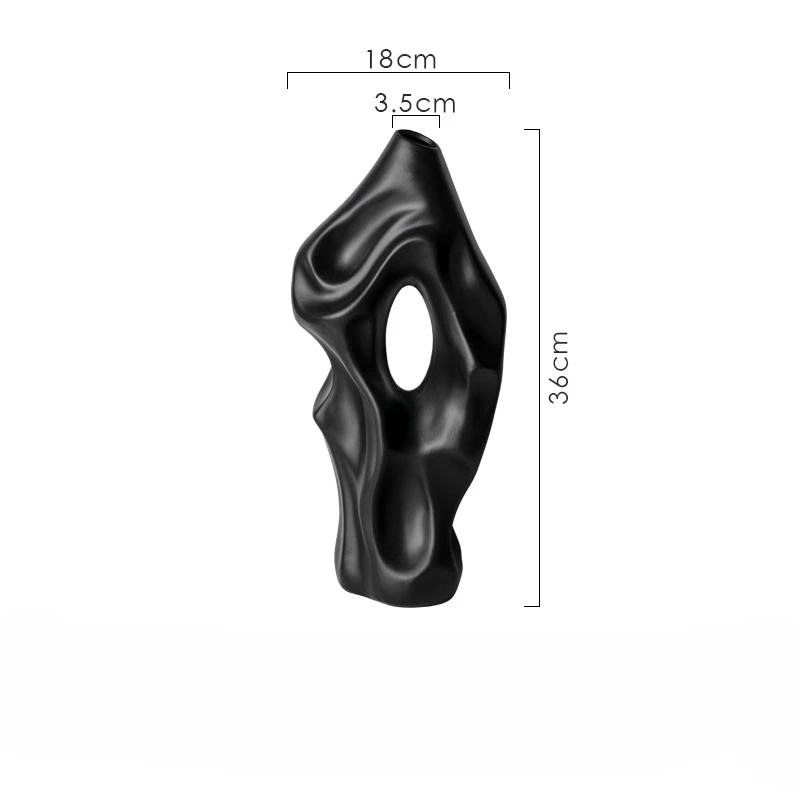 Ceramiczny Wazon "Fluid Form"